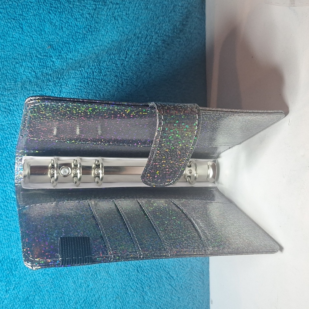 A6 Personal Notebook Binder - Binder 6 Ring, A6 Planner, Silver Rings - Picture 2 of 10